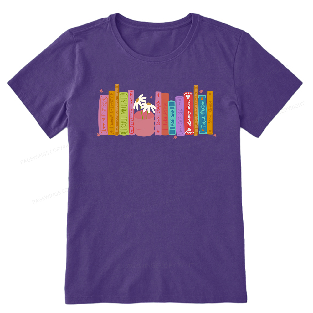 Pagewings Romance Book Tropes Unisex Classic T-shirt