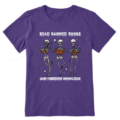 Pagewings Read Banned Books Gain Forbidden Knowledge Classic T-shirt