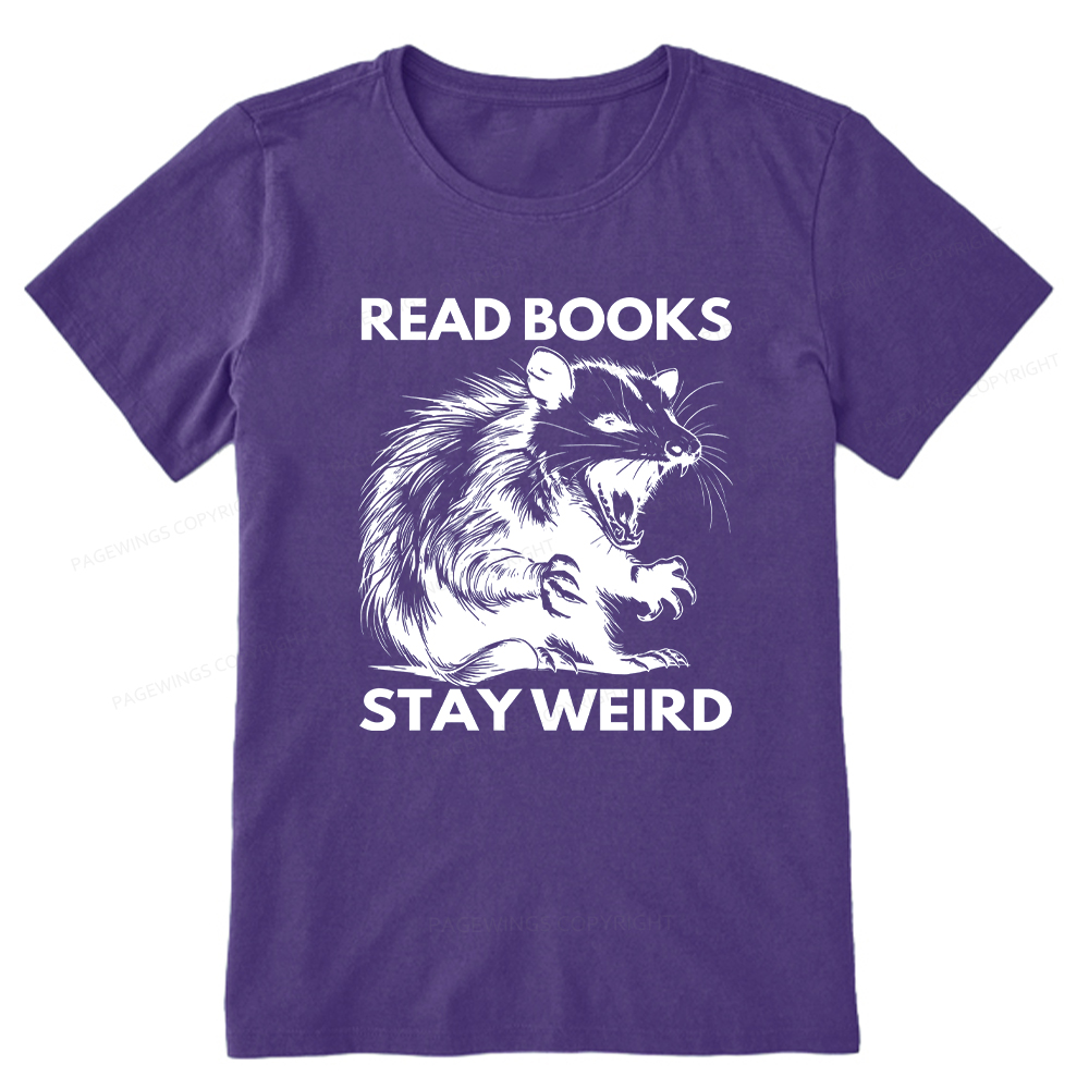 Pagewings Read Books Stay Weird Unisex Classic T-shirt