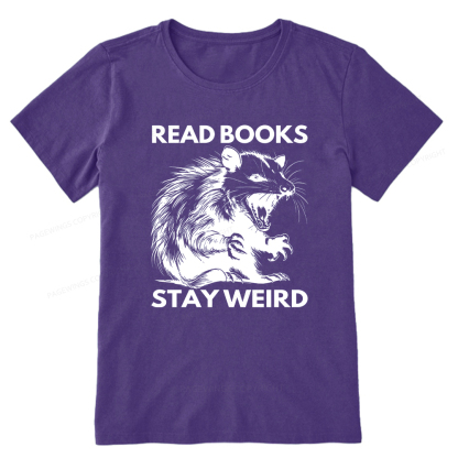 Pagewings Read Books Stay Weird Unisex Classic T-shirt
