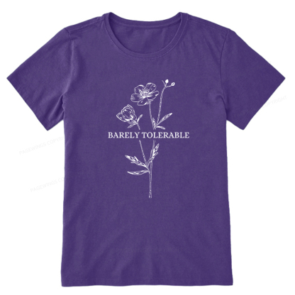Pagewings Barely Tolerable Unisex Classic T-shirt