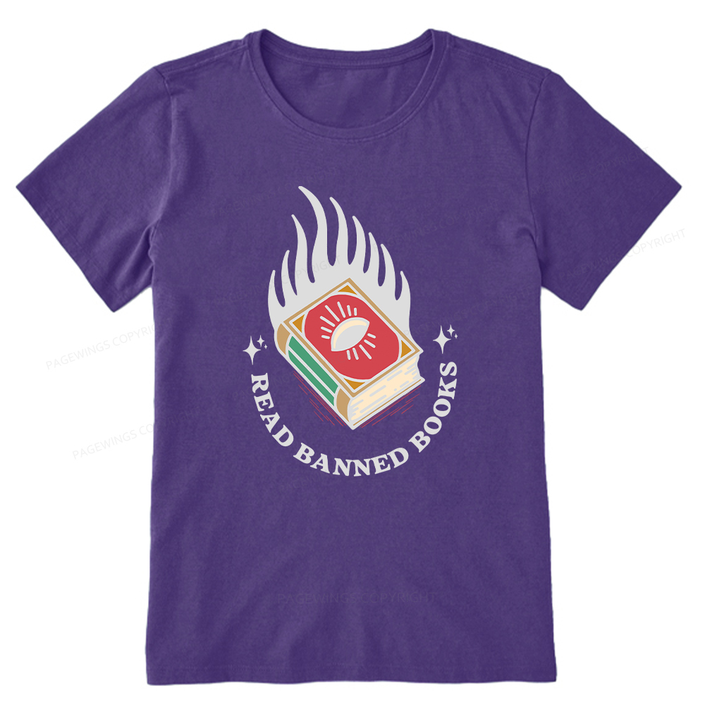 Pagewings Read Banned Books Unisex Classic T-shirt
