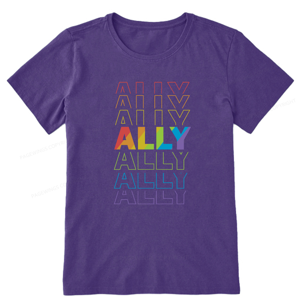 Pagewings LGBTQ Ally Unisex Classic T-shirt
