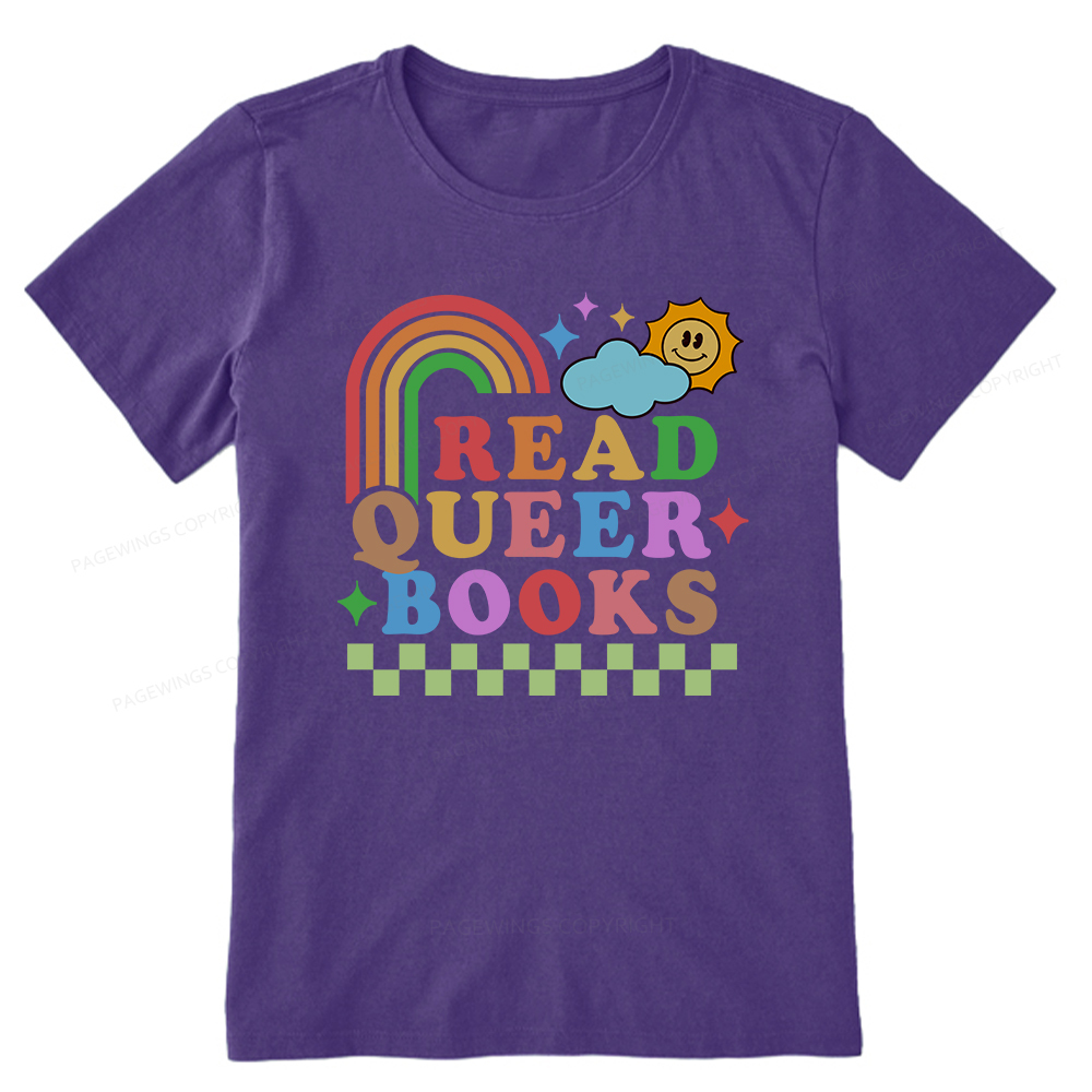 Pagewings Read Queer Books Unisex Classic T-shirt