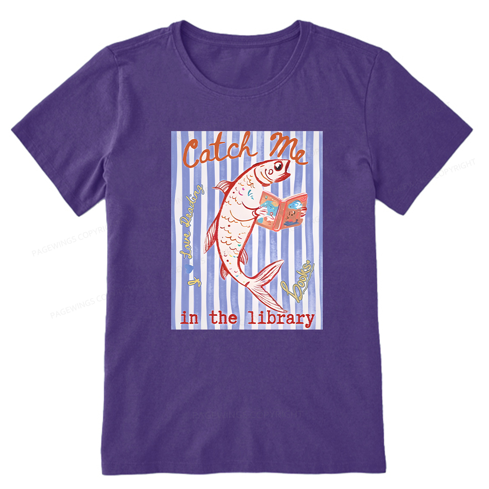 Pagewings Catch Me In The Library Unisex Classic T-shirt
