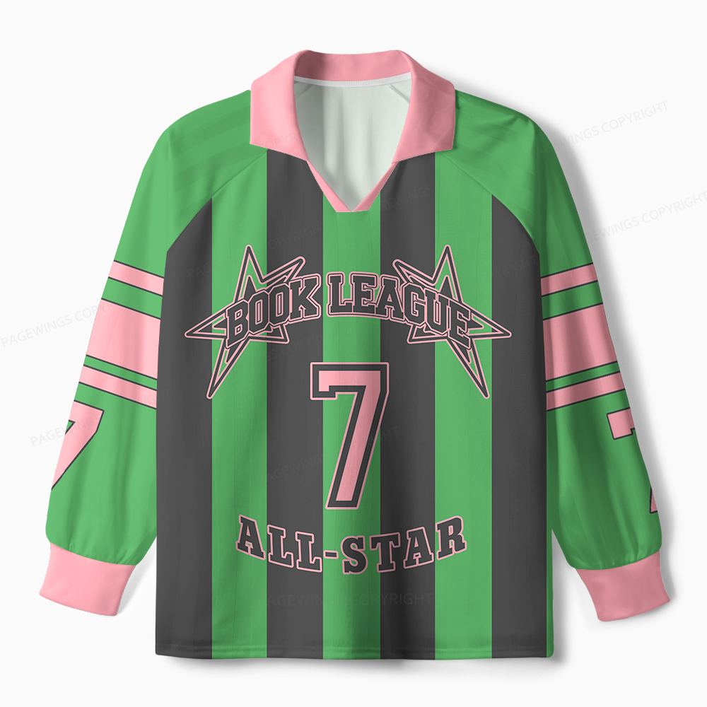 Pagewings Book League All-Star Unisex Long Sleeve Jersey