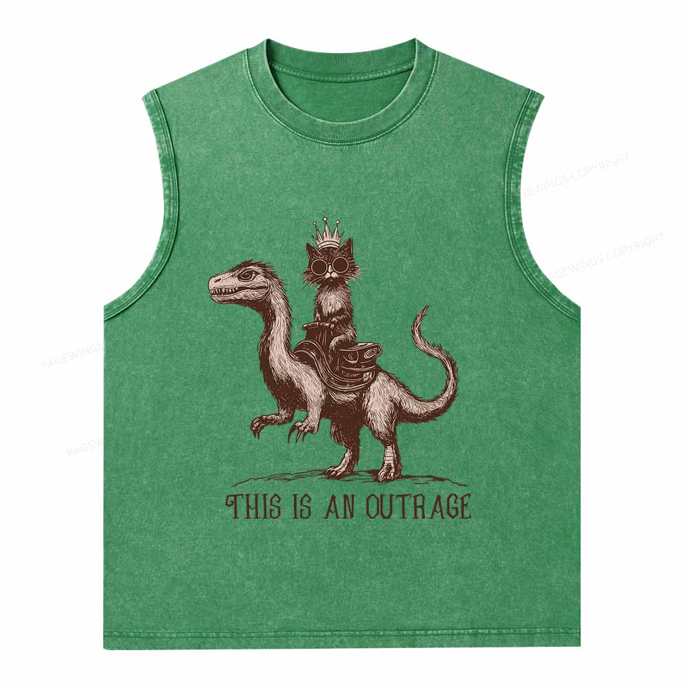 Pagewings Princess Donut Washed Tank Top