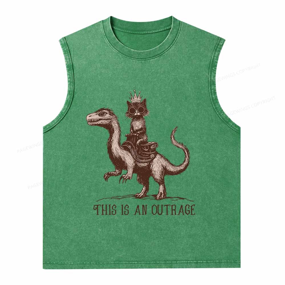 Pagewings Princess Donut Washed Tank Top