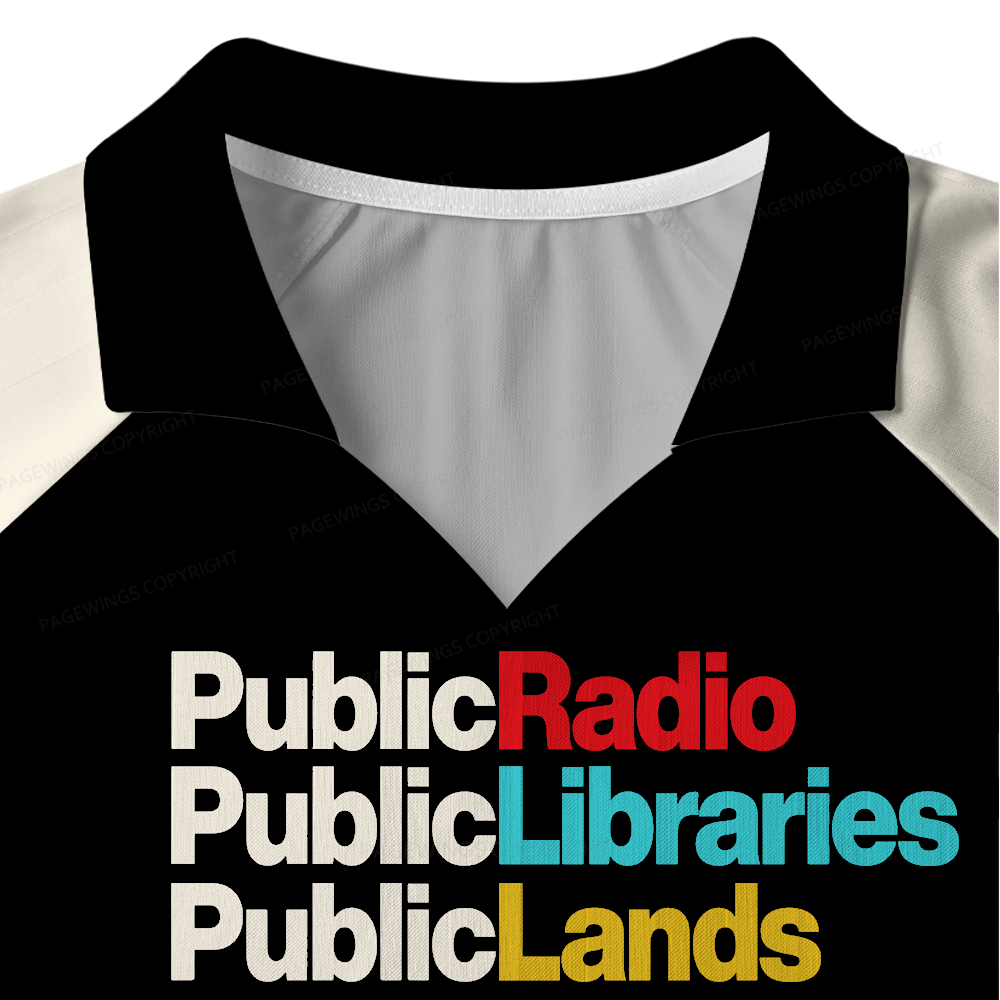 Pagewings We Need Are Public Libraries Unisex Long Sleeve Jersey