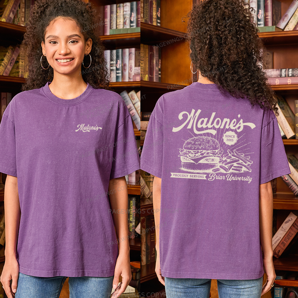 Pagewings Hockey Romance Unisex Washed T-shirt