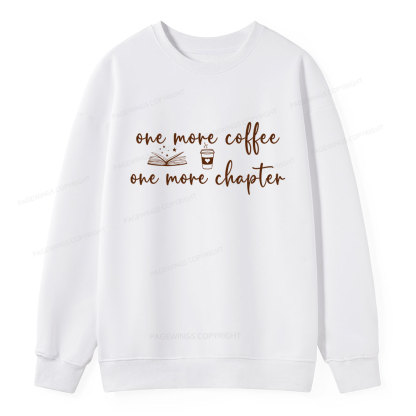 Pagewing Just One More Coffee and Books Unisex Classic Sweatshirt