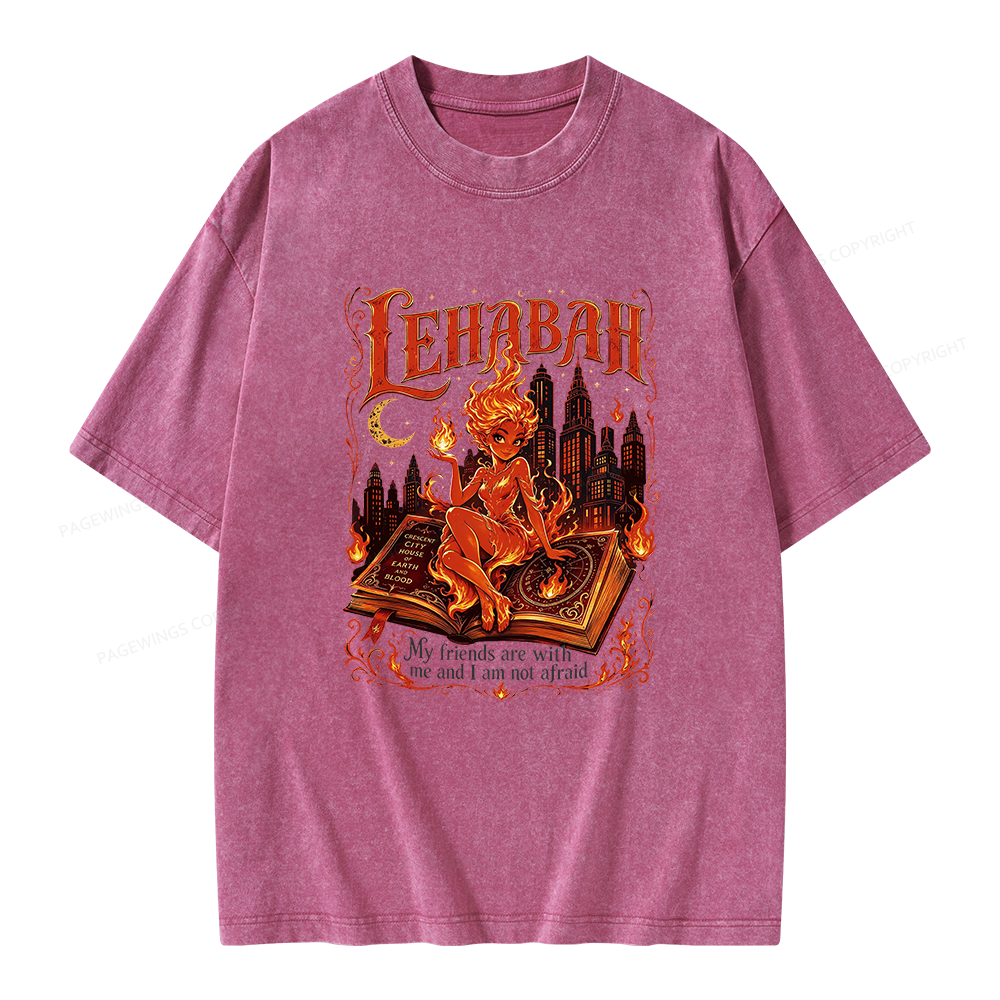 Pagewings Light It Up Unisex Washed T-shirt