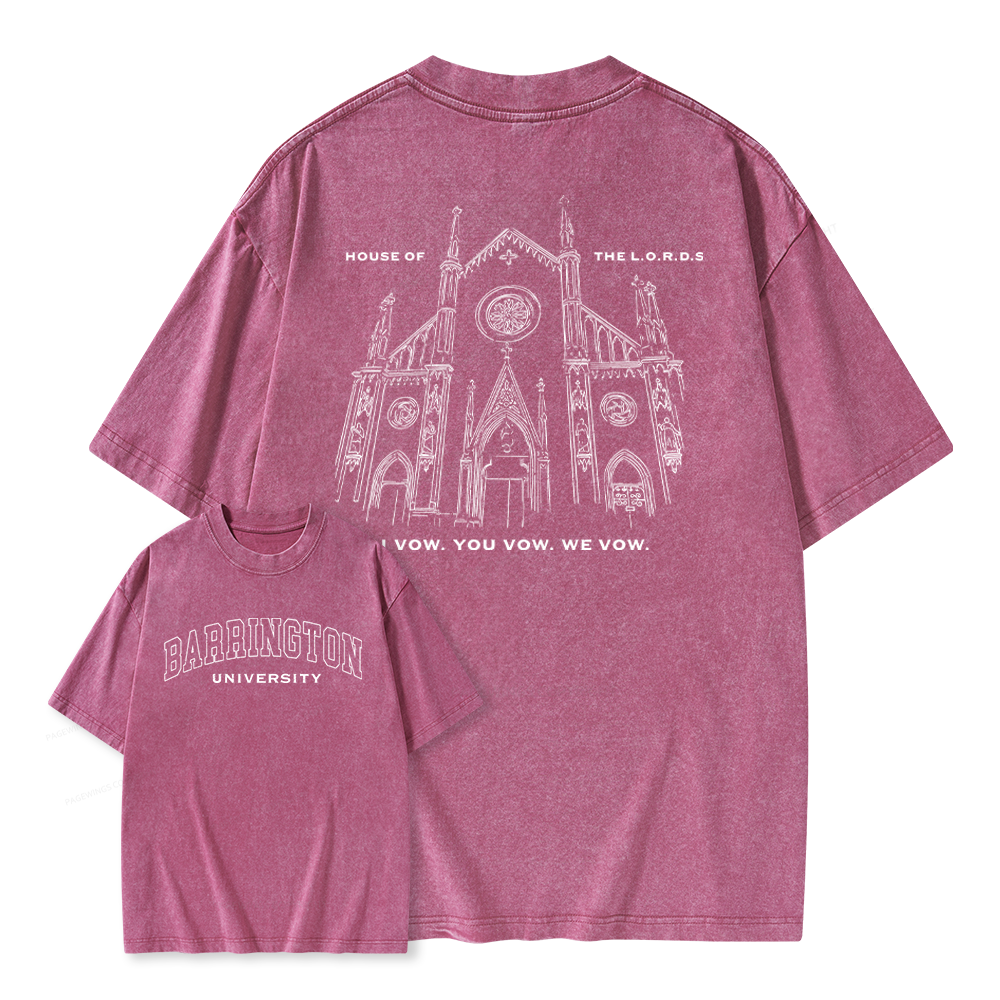Pagewings Dark Romance Lover Unisex Washed T-shirt