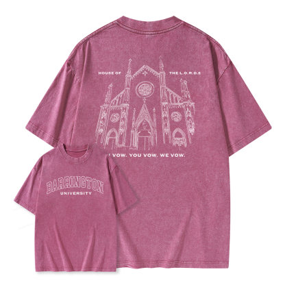 Pagewings Dark Romance Lover Unisex Washed T-shirt