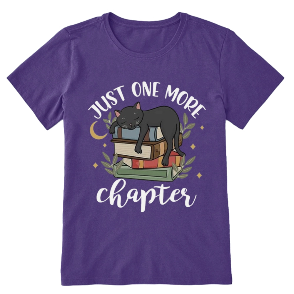 Pagewings Just One More Chapter Adorable Cat Unisex Classic T-shirt