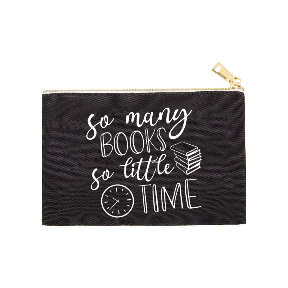 Pagewings So Many Books So Little Time Pouch