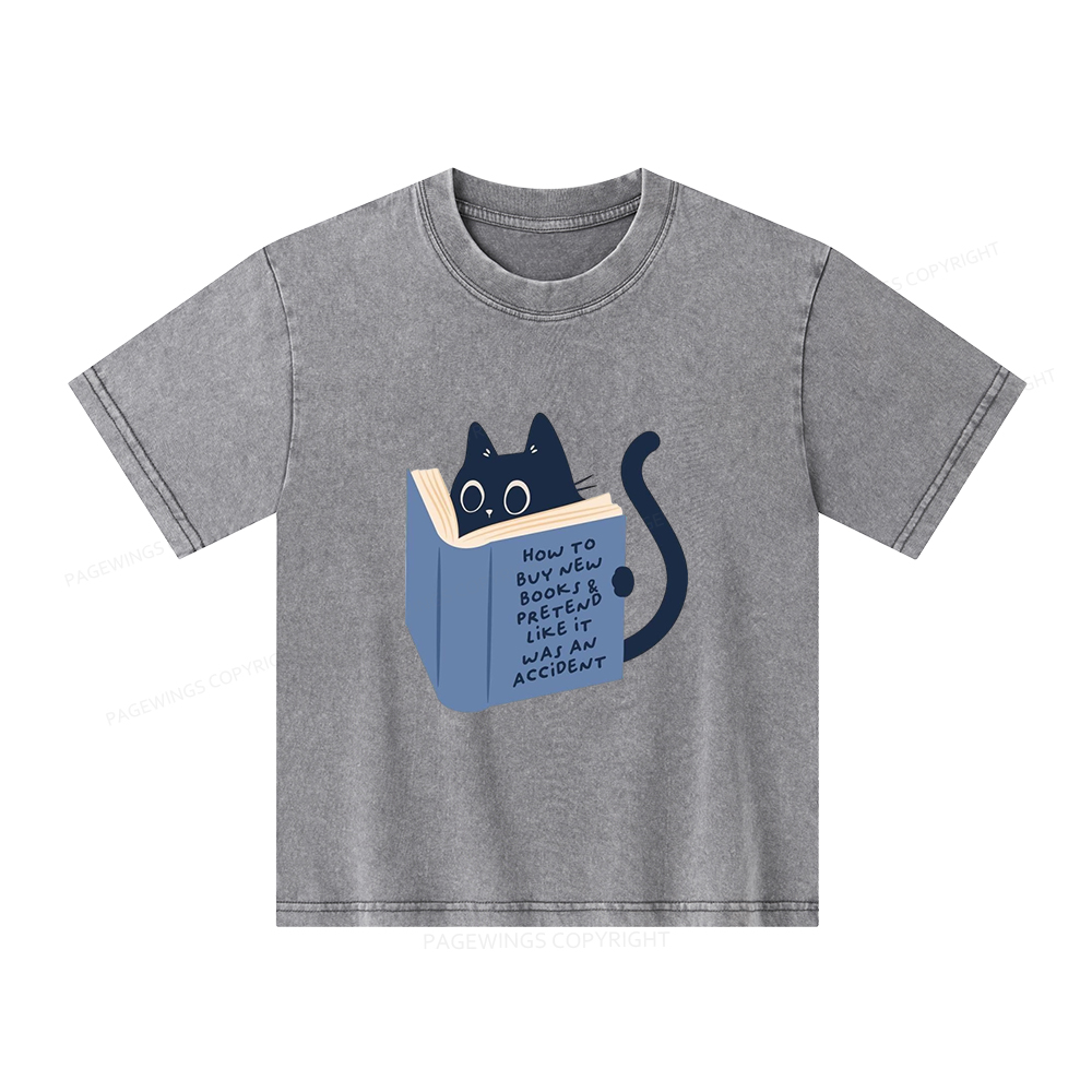Pagewings How To Buy New Books Unisex Kids Washed T-shirt