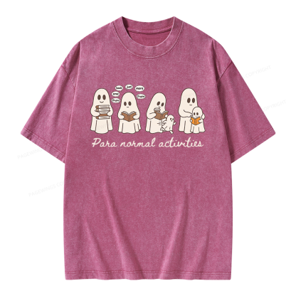 Pagewings Just One More Chapter Unisex Washed T-shirt