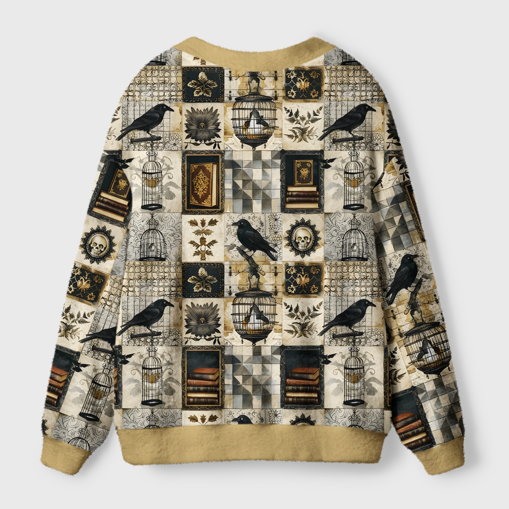 Pagewings Never More Light Knit Unisex Cardigan Sweaters