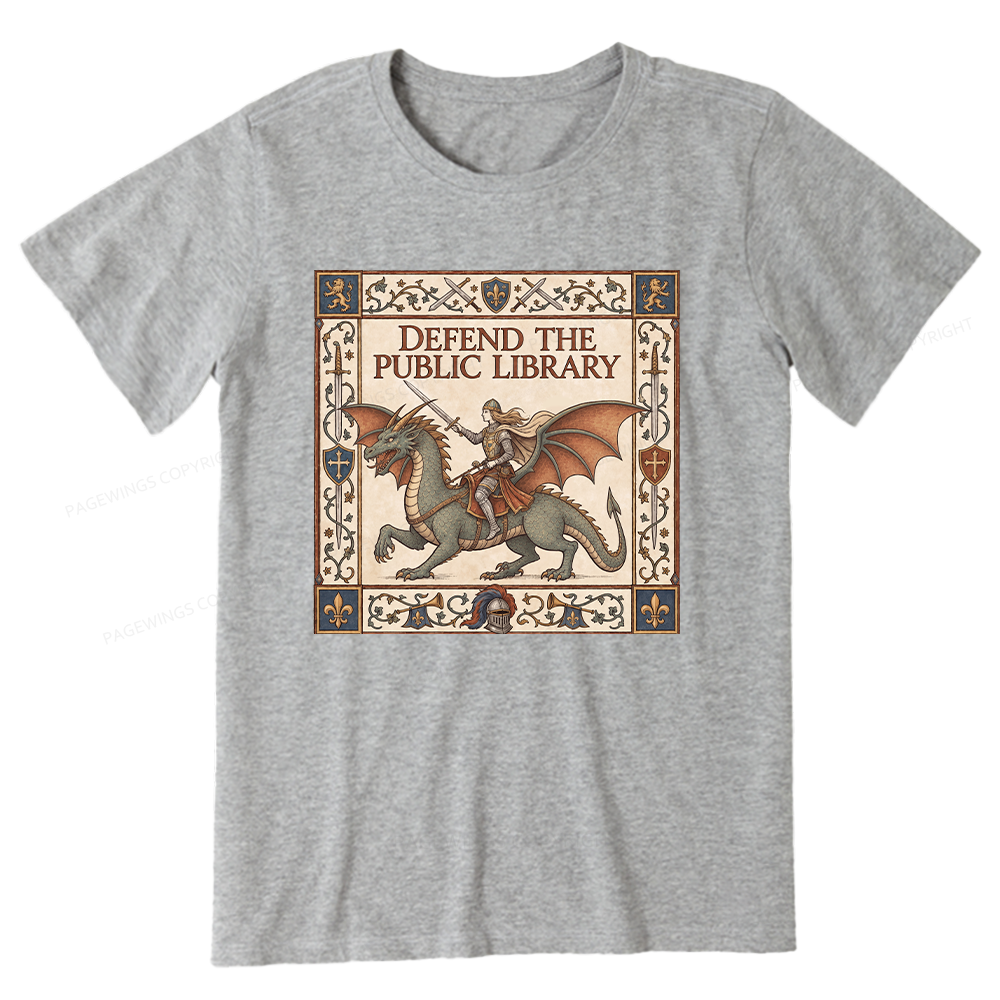 Pagewings Defend the Public Library Unisex Classic T-shirt