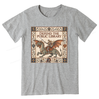 Pagewings Defend the Public Library Unisex Classic T-shirt