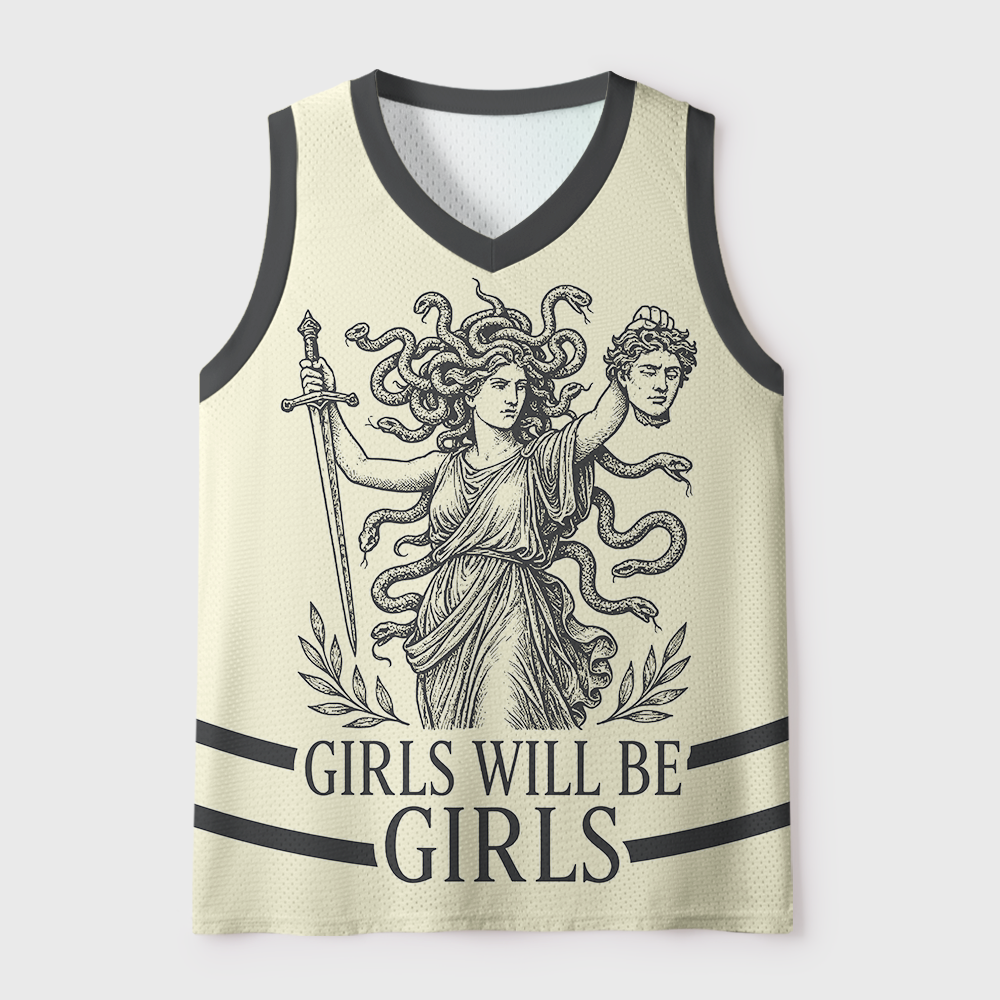 Pagewings Girls Will Be Girls Unisex Mesh Tank Top