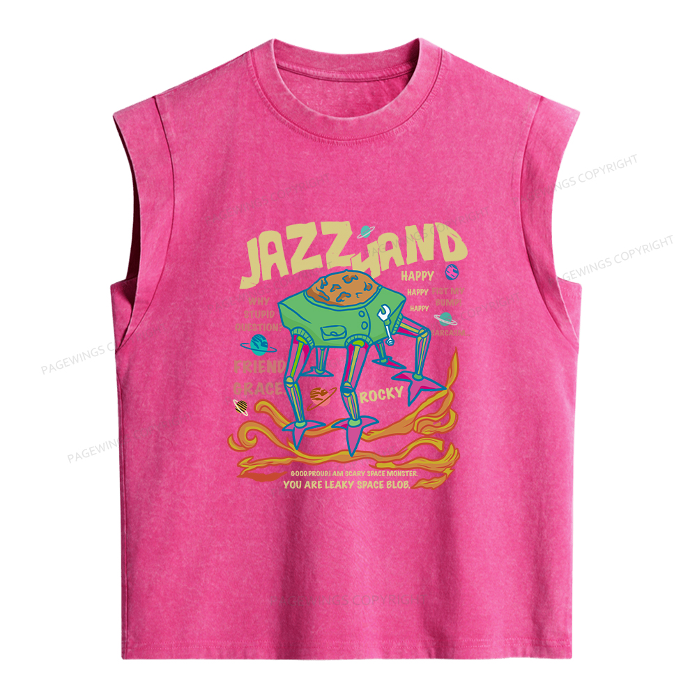 Pagewings Sci-Fi Book Lover Women's Washed Tank Top