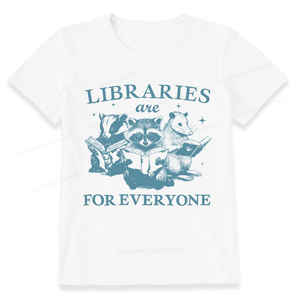 Pagewings Libraries Are For Everyone Unisex Classic T-shirt