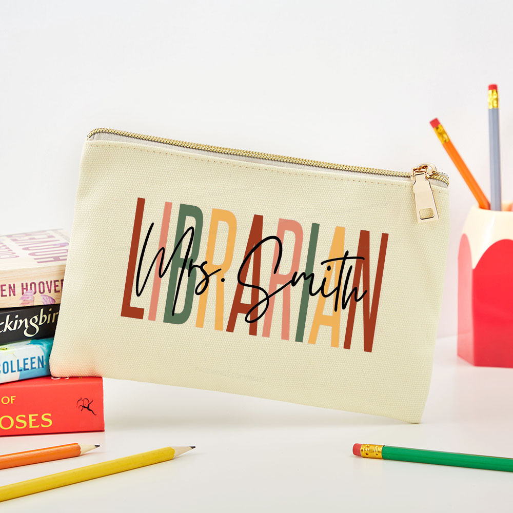 Pagewing Personalized Librarian Pouch