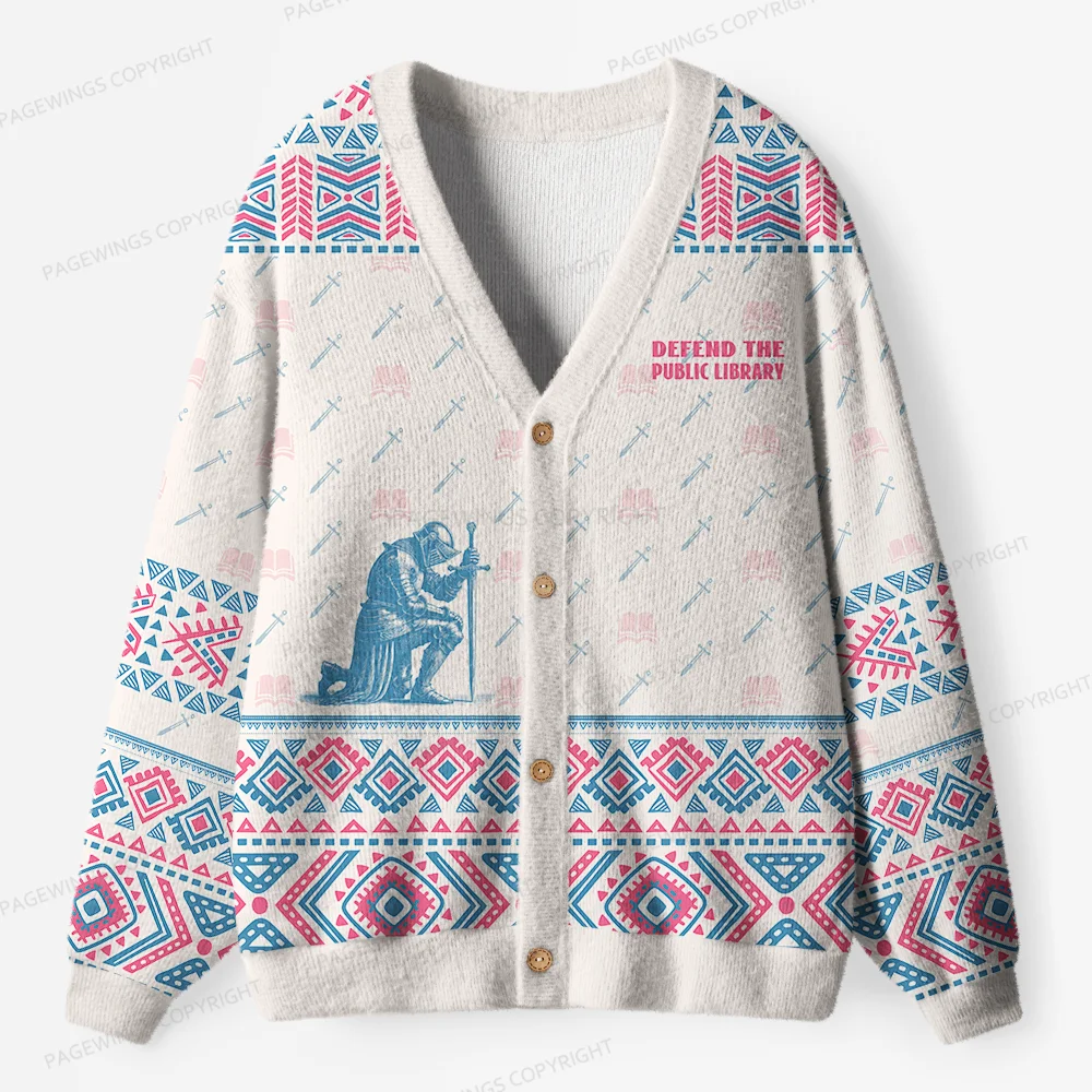 Pagewings Life Before Death Unisex Ugly Cardigan Sweaters