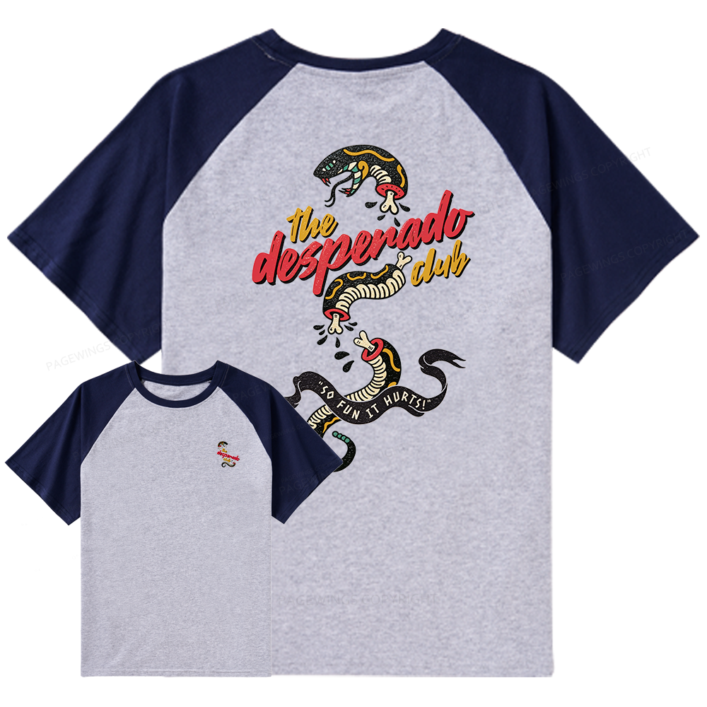 Pagewings The Desperado Club Raglan T-shirt