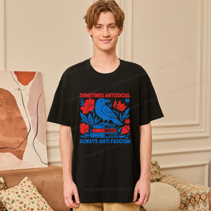 Pagewings Anti Fascism Unisex Classic T-shirt