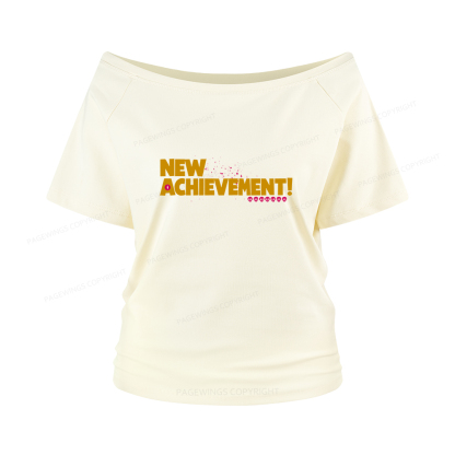 Pagewings New Achievement  Women Off Shoulder T-shirts