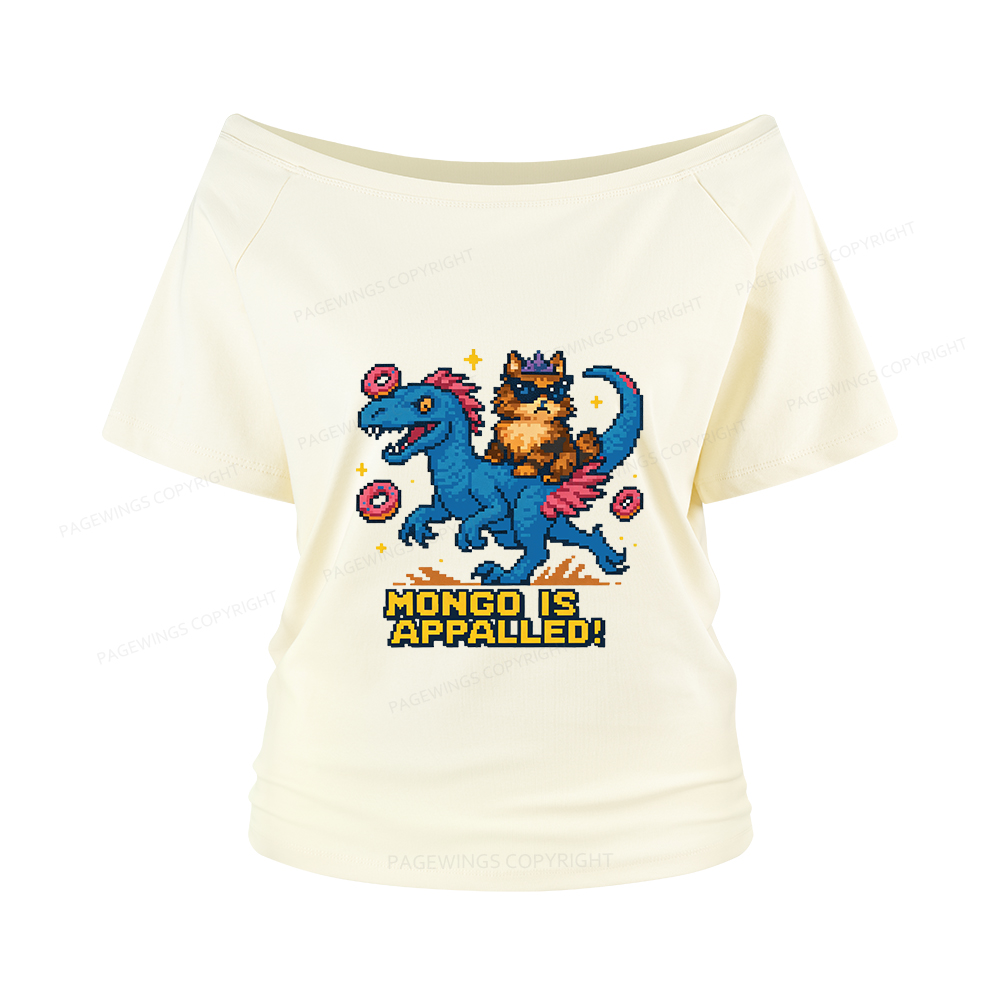 Pagewings Mongo Is Appalled Women Off Shoulder T-shirts