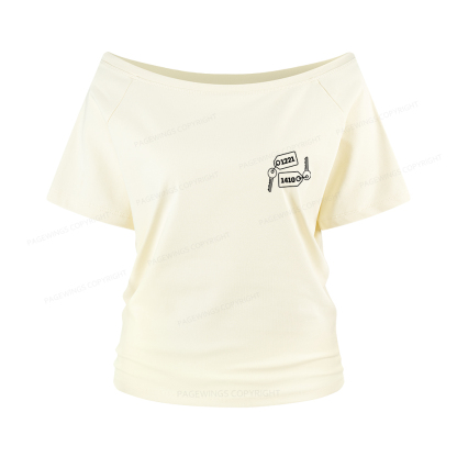 Pagewings Room Numbers Women Off Shoulder T-shirts