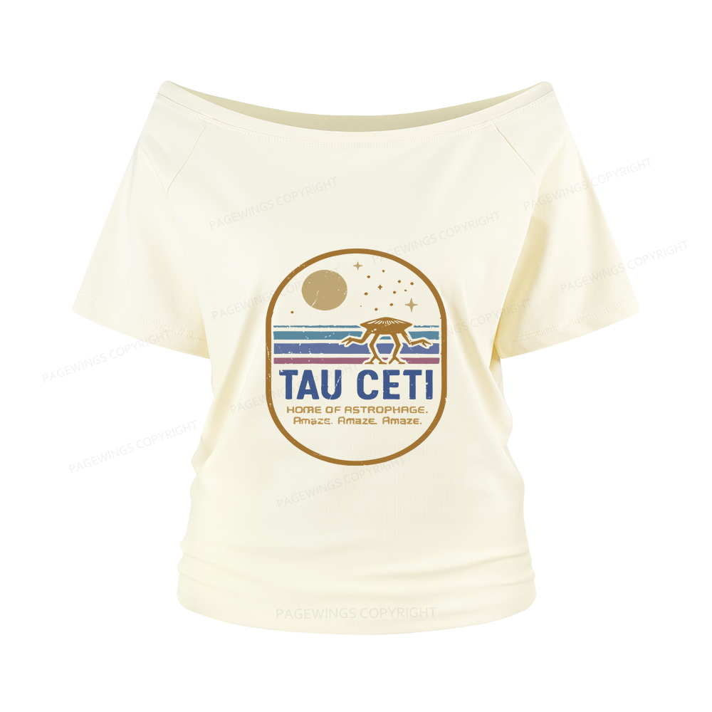 Pagewings Amaze Women Off Shoulder T-shirts