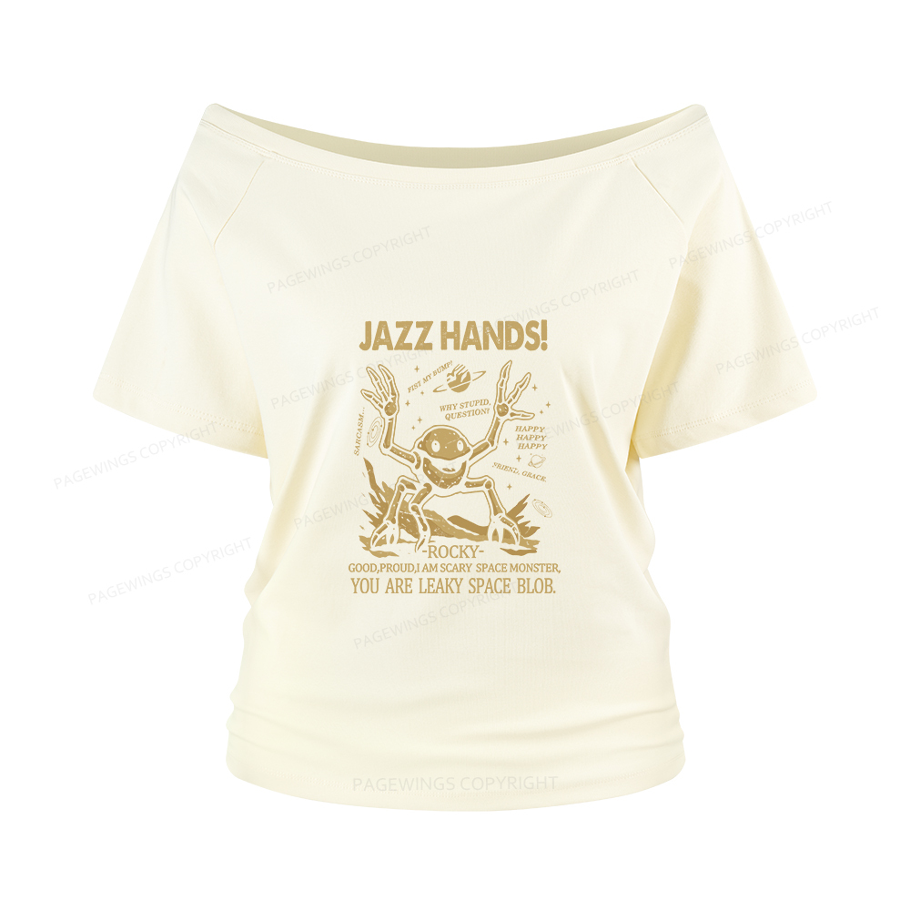 Pagewings You Sleep I Watch Women Off Shoulder T-shirts