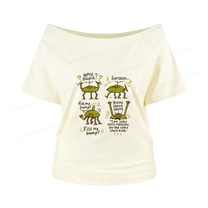 Pagewings Rocky Amaze Book Lover Women Off Shoulder T-shirts