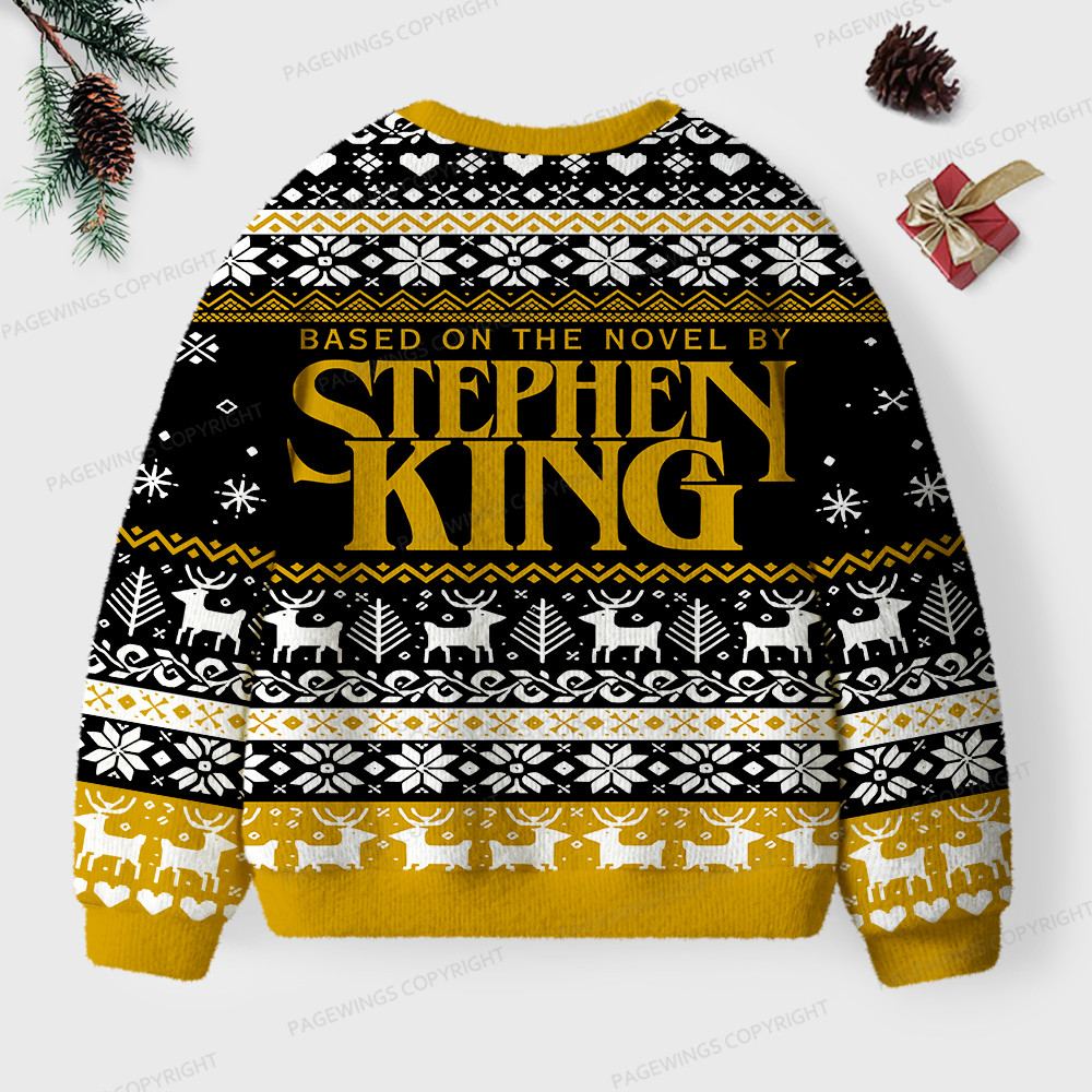 Pagewings Based On The Novel By Stephen King Unisex Ugly Sweatshirt