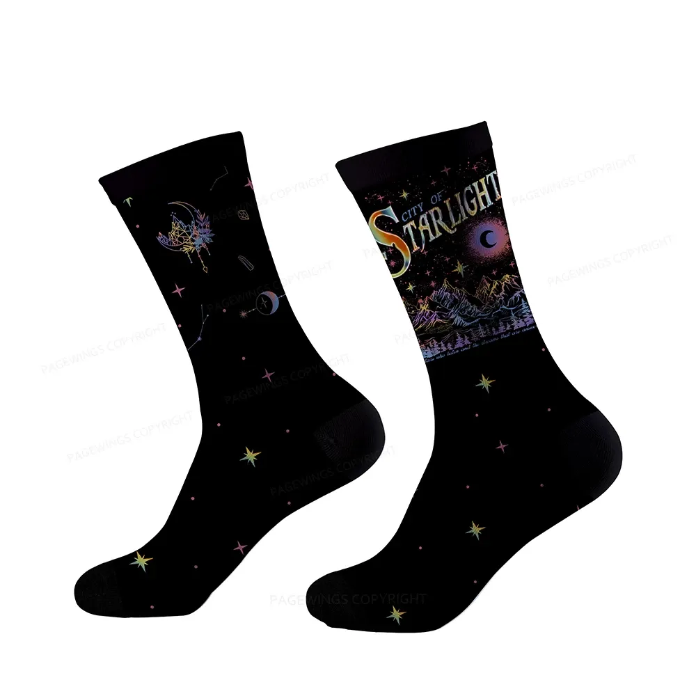 Pagewings Velaris City Of Starlight ACOTAR  Socks