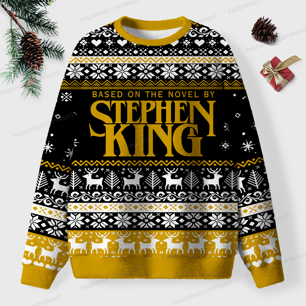 Pagewings Based On The Novel By Stephen King Unisex Ugly Sweatshirt