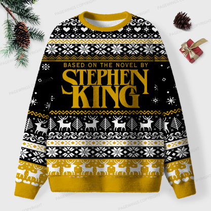 Pagewings Based On The Novel By Stephen King Unisex Ugly Sweatshirt