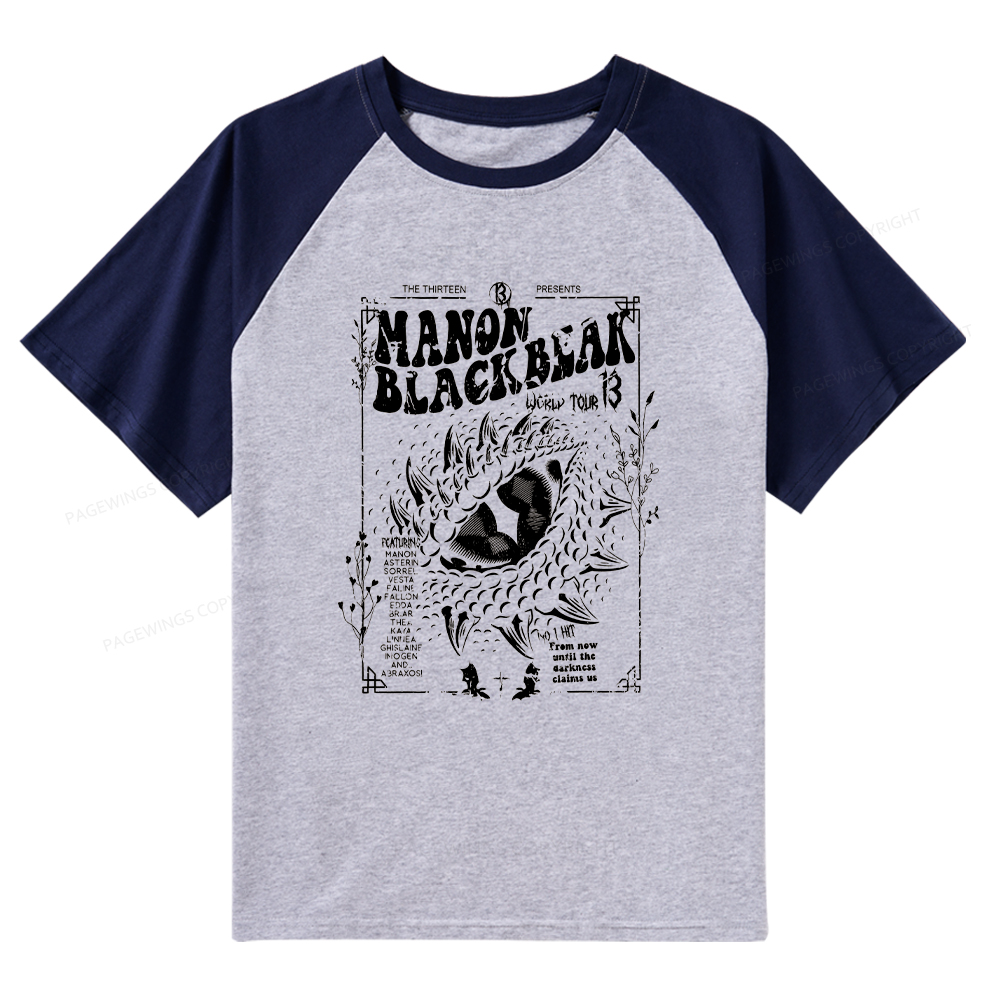 Pagewings ACOTAR Crescent City Rhysand Raglan T-shirt