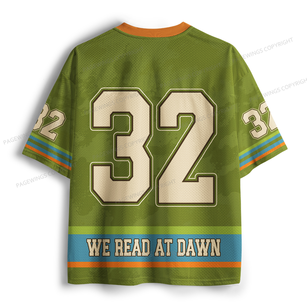 Pagewings We Read At Dawn Unisex Mesh Jersey