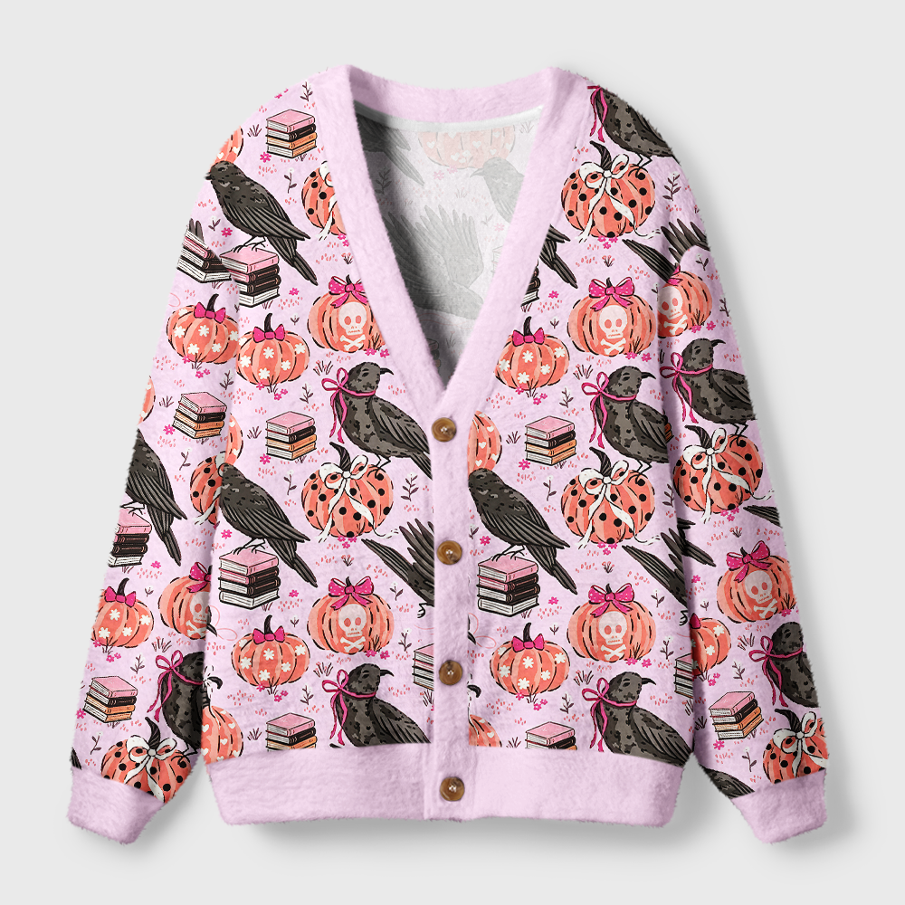 Pagewings Bookish Vibe Light Knit Unisex Cardigan Sweaters
