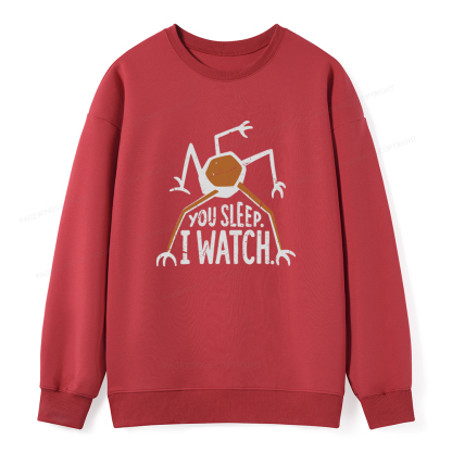 Pagewings You Sleep I Watch Unisex Classic Sweatshirt