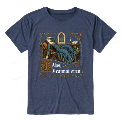 Pagewings Medieval Book Lover Unisex Heather T-Shirt