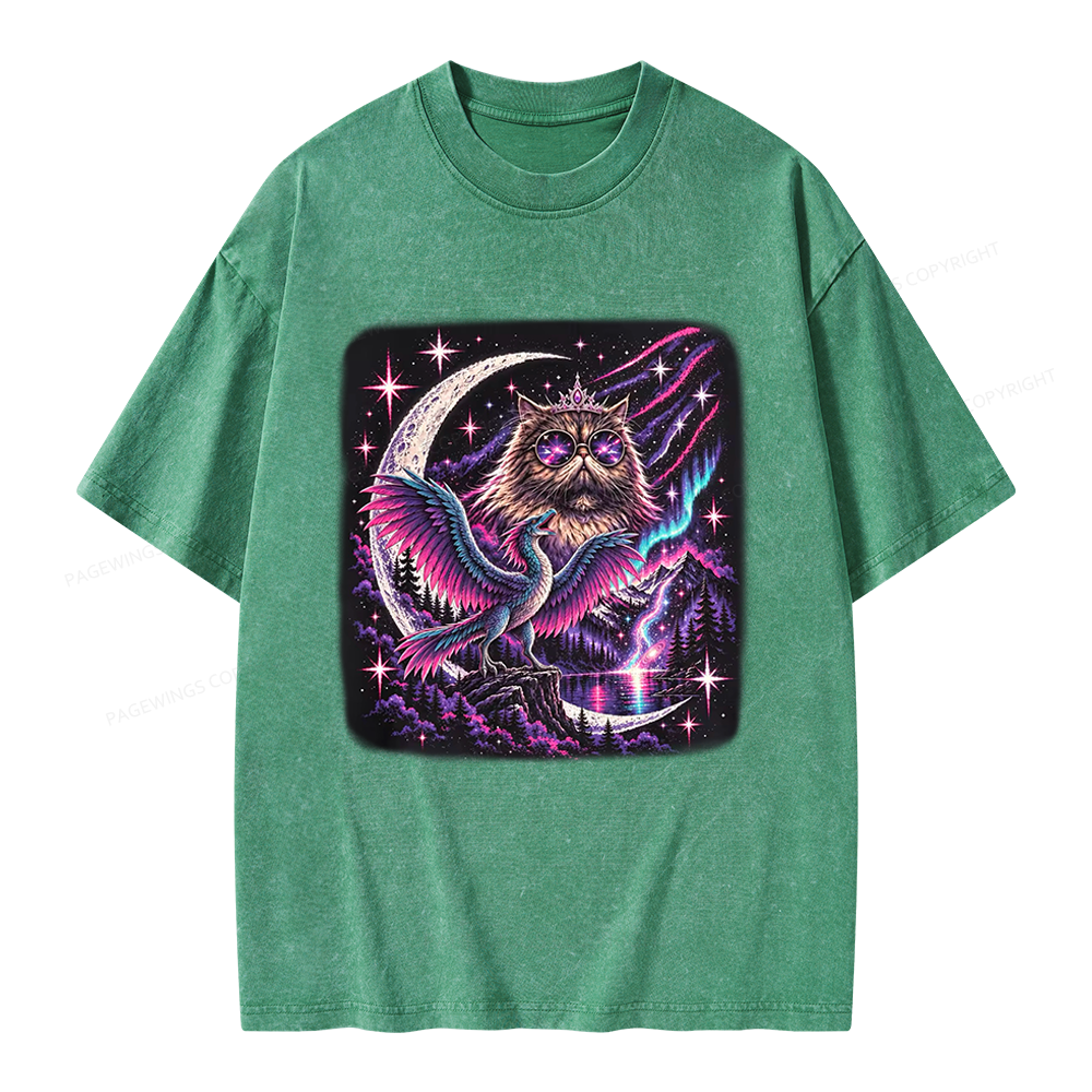 Pagewings Sci Fi Book Lover Unisex Washed T-shirt
