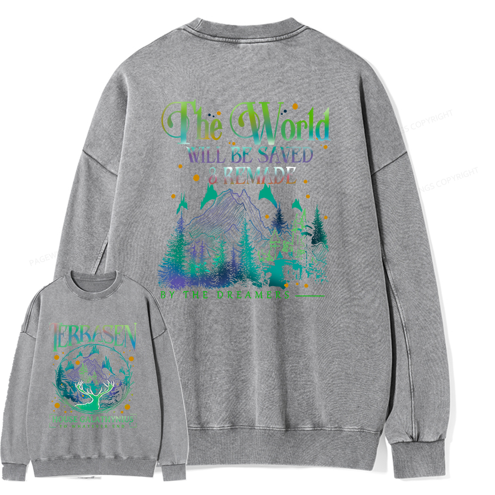 Pagewings Terrasen Unisex Washed Sweatshirt