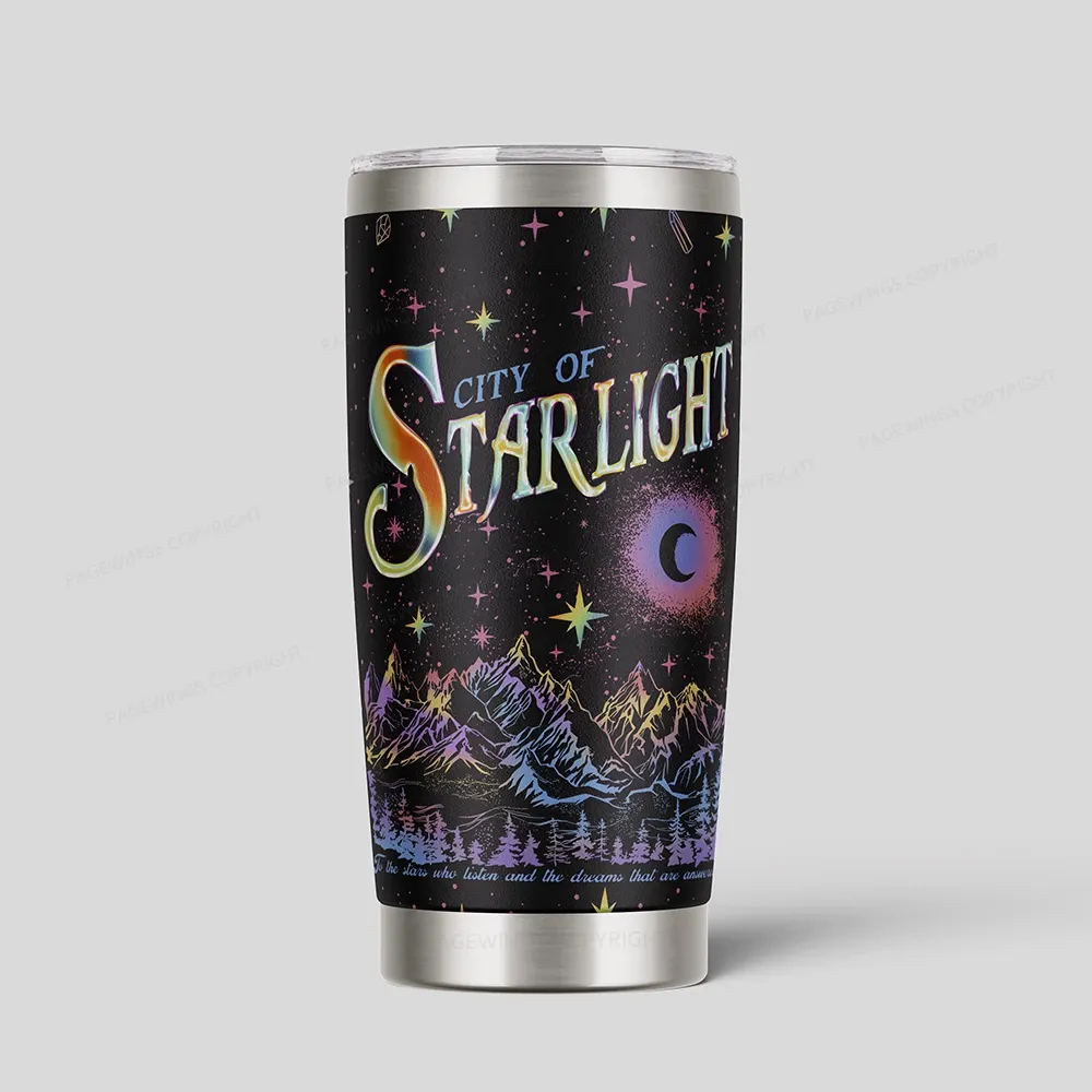 Pagewings Velaris City Of Starlight ACOTAR Tumbler